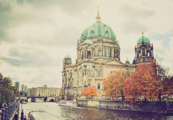 Berliner Dom look retro — Foto de Stock