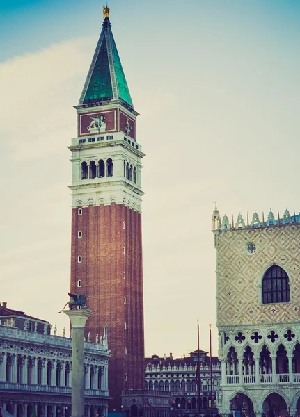 San marco, Venedig retro titta — Stockfoto