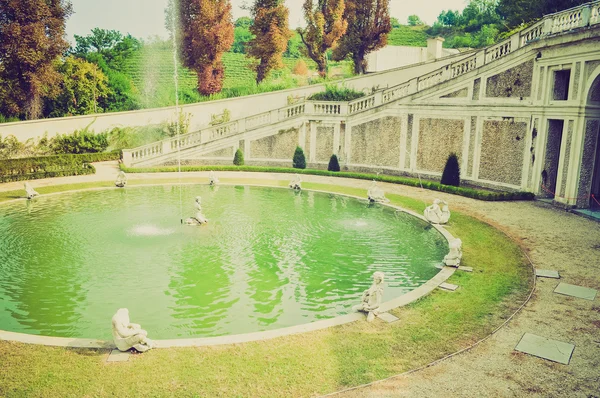 Villa della regina turin retro bak — Stok fotoğraf