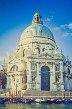Santa maria della salute Venedik retro görünüm