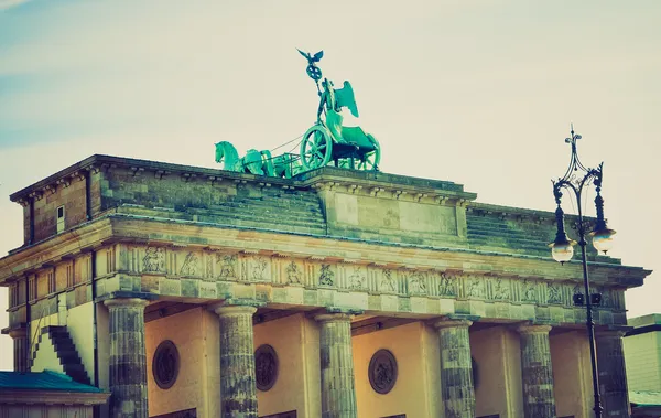 Brandenburger Tor, Berlín look retro —  Fotos de Stock