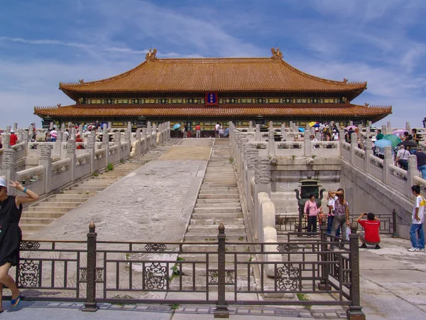 Himmelska fridens torg i peking — Stockfoto