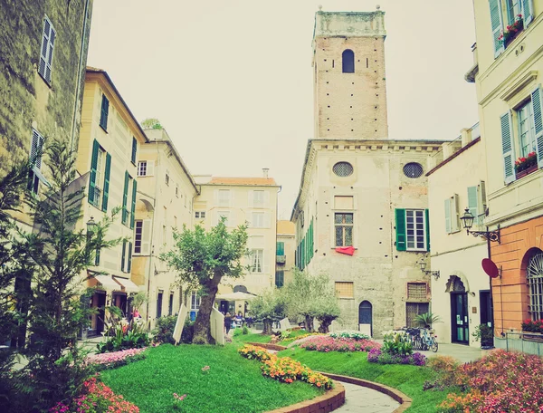 Albenga, Itália retro looking — Fotografia de Stock