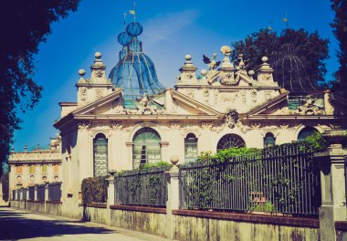 Villa borghese, Roma retro görünüm