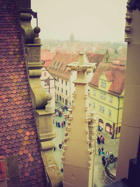 Rothenburg retro look — Stock Photo, Image