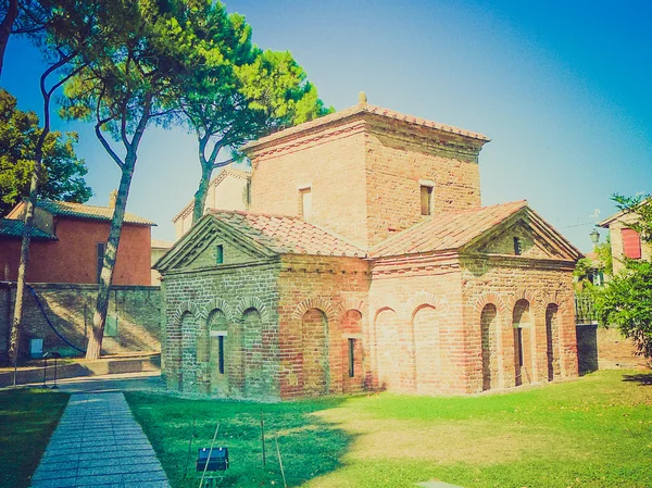 Ravenna, İtalya retro görünümlü — Stok fotoğraf