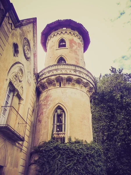 Ретро-взгляд замка Мирадоло — стоковое фото