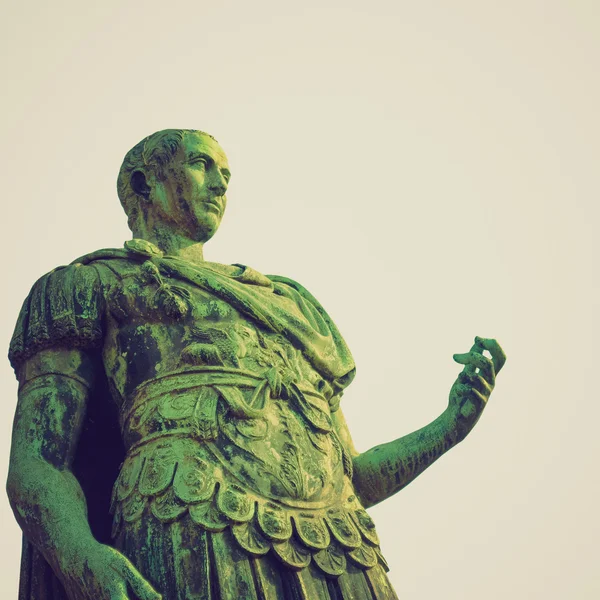 Statua romana aspetto retrò — Foto Stock