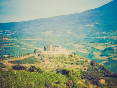 Sant attimo abbey, İtalya retro görünümlü