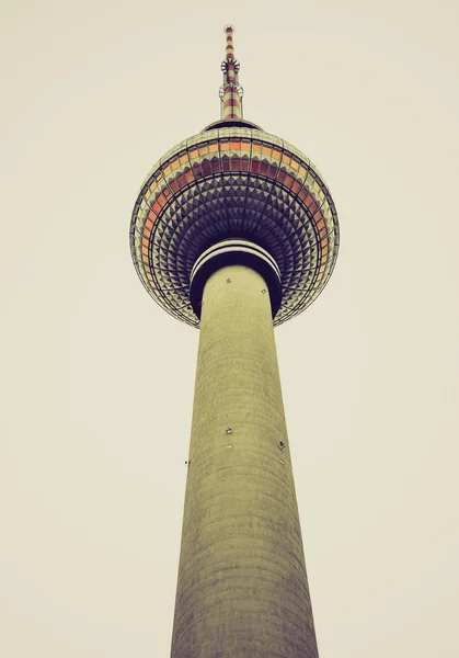 Torre de TV, Berlim olhar retro — Fotografia de Stock