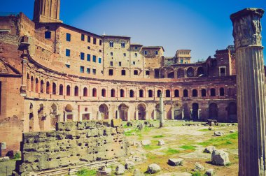 Trajan'ın market, Roma retro görünüm