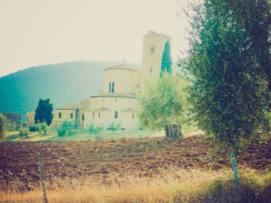 Sant attimo abbey, İtalya retro görünümlü