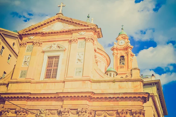Монастырь Сан-Андреа, Генуя ретро взгляд — стоковое фото