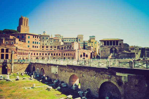 Mercado de Trajano, Roma olhar retro — Fotografia de Stock