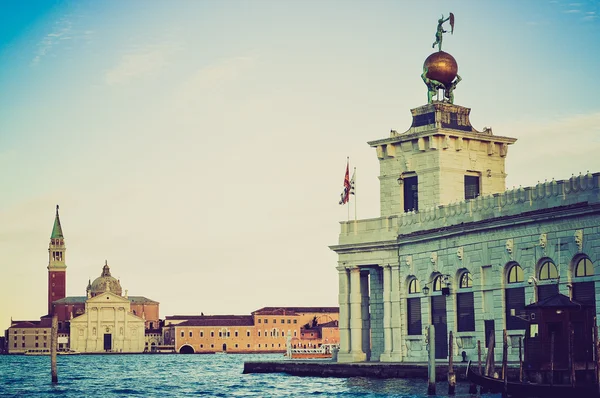 San giorgio, la giudecca i wyglądowi retro Wenecja — Zdjęcie stockowe