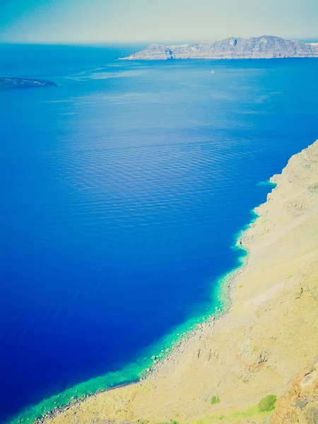 Imerovigli en Grecia mirada retro — Foto de Stock