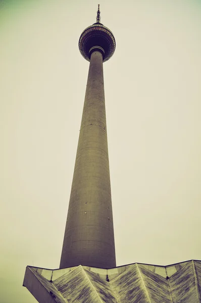 Fernsehturm, Berliner Retro-Look — Stockfoto