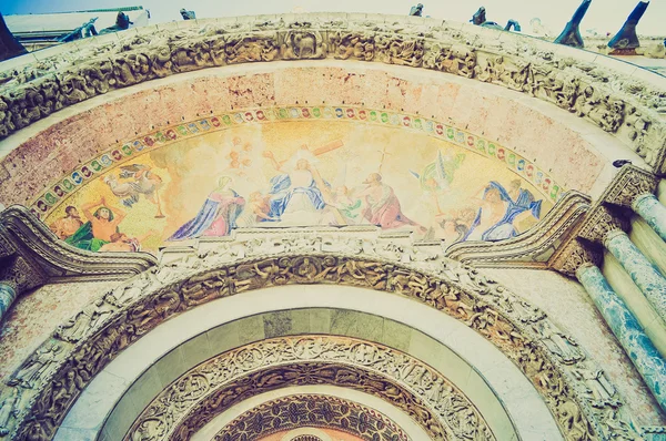 Сан-Марко в венецианском ретро стиле — стоковое фото