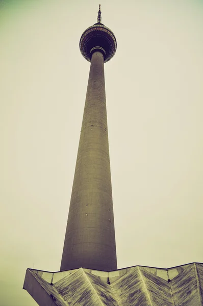 TV Tower, Berlin retro look — Stock Photo, Image