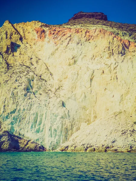 レトロなギリシャのサントリーニ島に見える — ストック写真