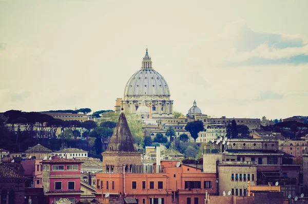 San pietro, Řím retro vzhled — Stock fotografie