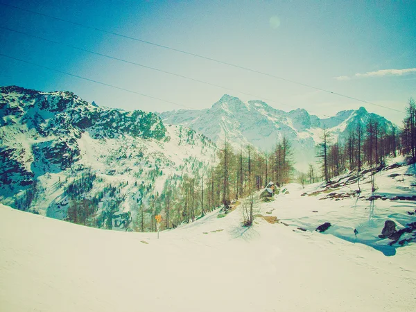 Bernina, Ελβετία ρετρό ψάχνει — Φωτογραφία Αρχείου