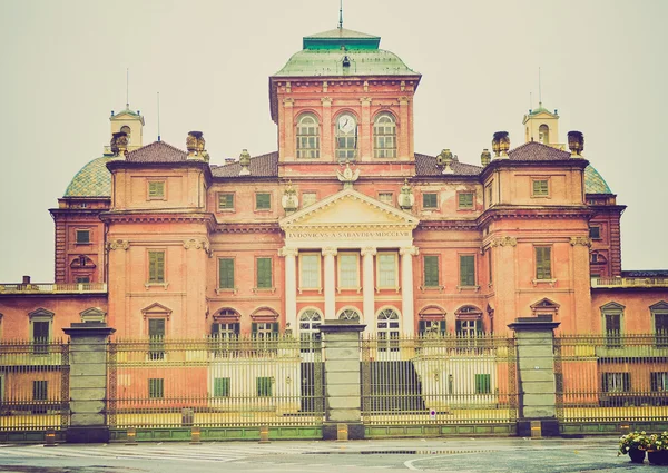 Castello di Racconigi retro looking — Stock Photo, Image