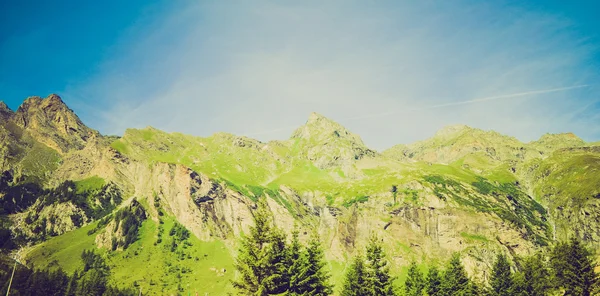 Gennargentu dağ retro görünümlü — Stok fotoğraf