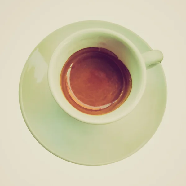 Tasse Kaffee Retro-Look — Stockfoto