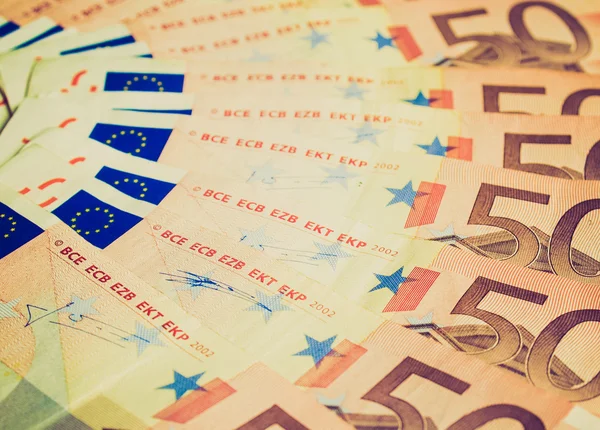 Euro rétro à la recherche — Photo