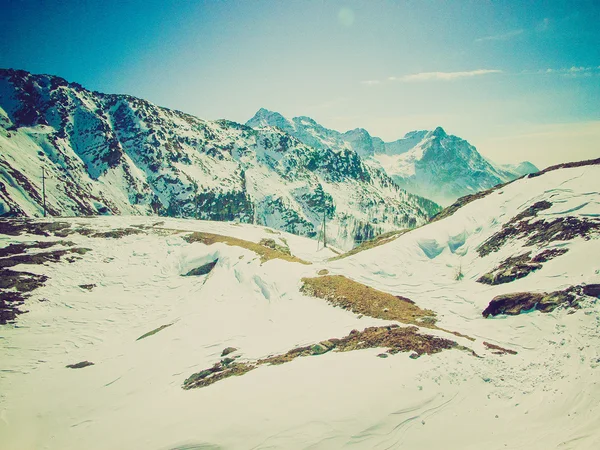 Bernina, Zwitserland retro op zoek — Stockfoto