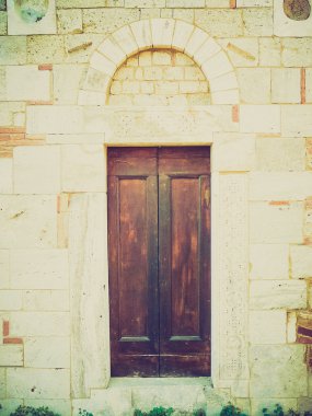 Sant attimo abbey, İtalya retro görünümlü
