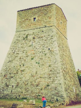 Vignoni, İtalya retro görünümlü