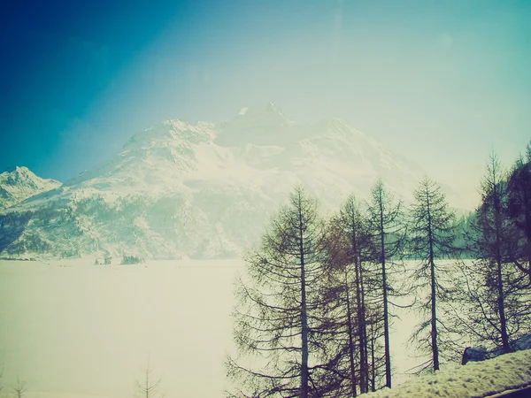 Bernina, Zwitserland retro op zoek — Stockfoto