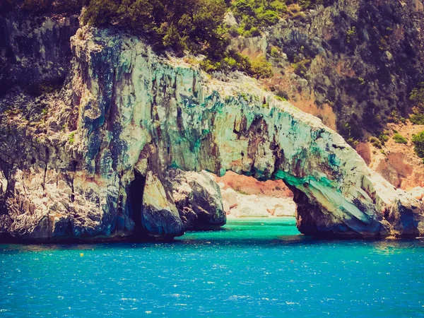 Deniz Mağarası retro görünümlü — Stok fotoğraf