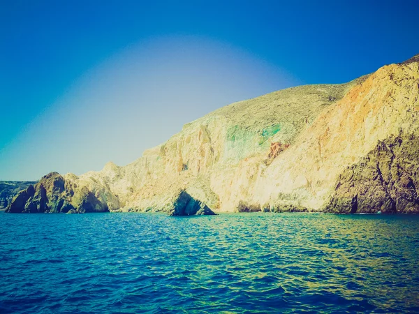Santorini in Griekenland retro kijken — Stockfoto