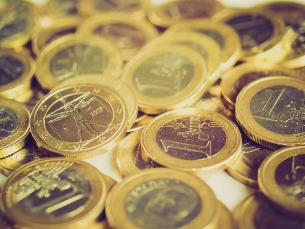 Euros retro looking — Stock Photo, Image