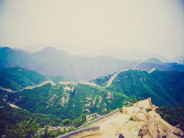 Çin Seddi retro bak