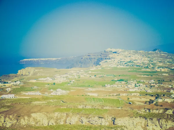 Fira im griechischen Retro-Look — Stockfoto