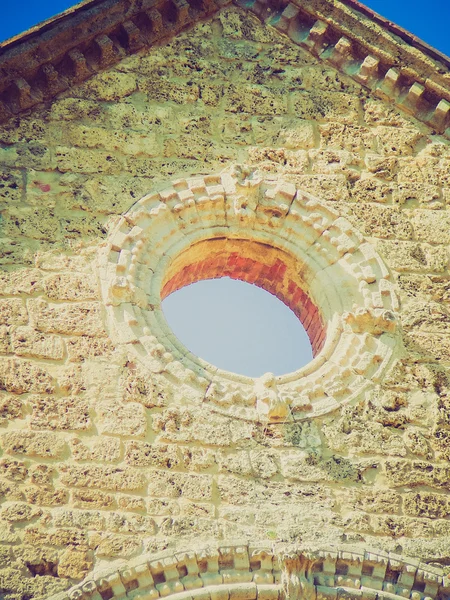 San Galgano абатство ретро дивлячись — стокове фото
