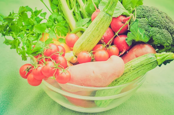 Verduras retro buscando — Foto de Stock