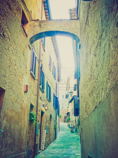 Montepulciano, italien retro look — Stockfoto