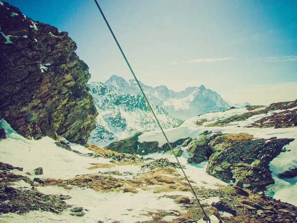 Bernina, Zwitserland retro op zoek — Stockfoto