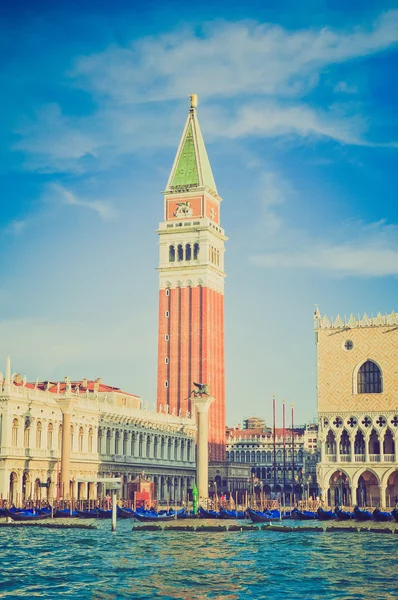 San marco v Benátkách retro vypadat — Stock fotografie
