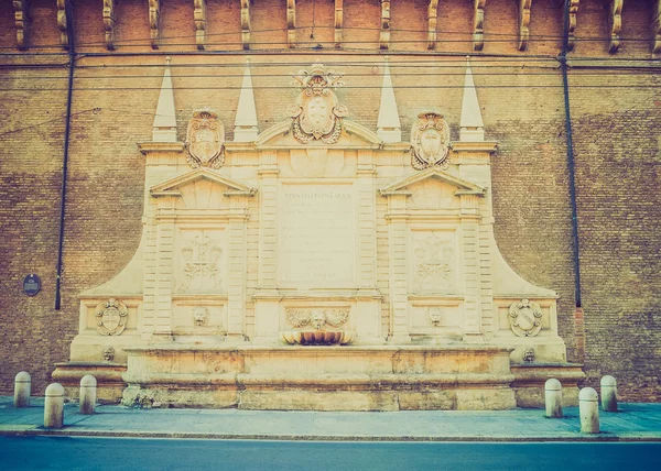 Vintage looking Bologna Italy — Stock Photo, Image