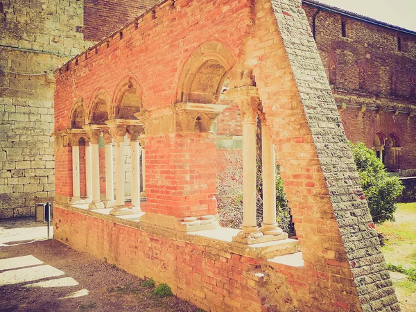San galgano abbey retro söker — Stockfoto
