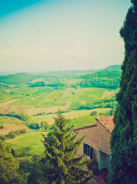 Montepulciano, Italia dall'aspetto retrò — Foto Stock