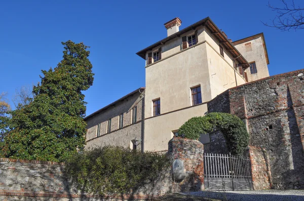 Castello della manta zamek — Zdjęcie stockowe