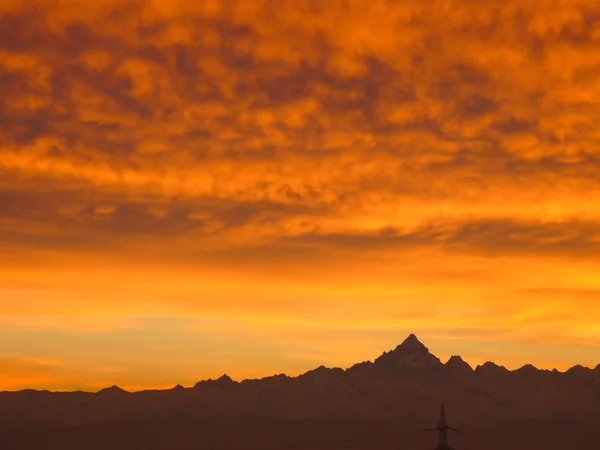 Cielo al tramonto — Foto Stock