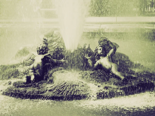 Vintage sepia Fountain — Stock Photo, Image